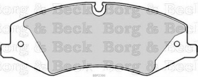BORG & BECK bbp2306 -  Комплект тормозных колодок, дисковый тормоз